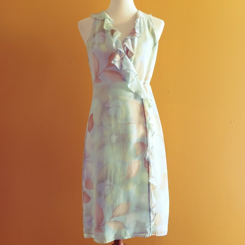The limited 90s silk wrap dress Sz S